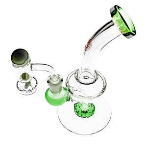 TDS Shower Perc Dab Rig Kit #1 | Full Kit Top Down View | the dabbing specialists
