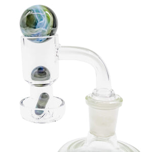 Terp Slurper Marble Set | Black Green Blue Set On Slurper View | the dabbing specialists