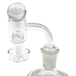 Terp Slurper Marble Set | Weed Leaf Slurper Marble On Terp Slurper View | the dabbing specialists