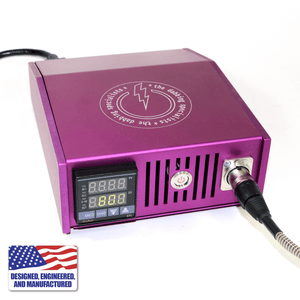 The Dabbing Specialists Custom Enail | Made in the USA | Purple Front Face View | TDS