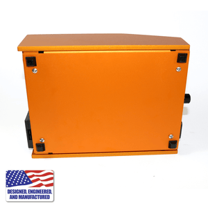 The Dabbing Specialists Custom Enail | Made in the USA | Orange Underside View | TDS