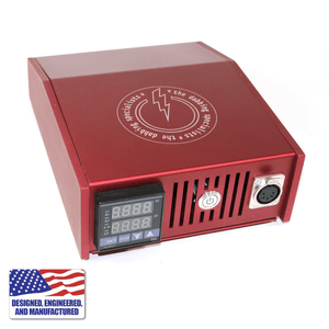 The Dabbing Specialists Custom Enail | Made in the USA | Red Front Face View | TDS