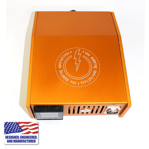 The Dabbing Specialists Custom Enail | Made in the USA | Orange Top Down View | TDS