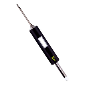 THE TERPOMETER: BLACK | Angled Profile Screen View | the dabbing specialists