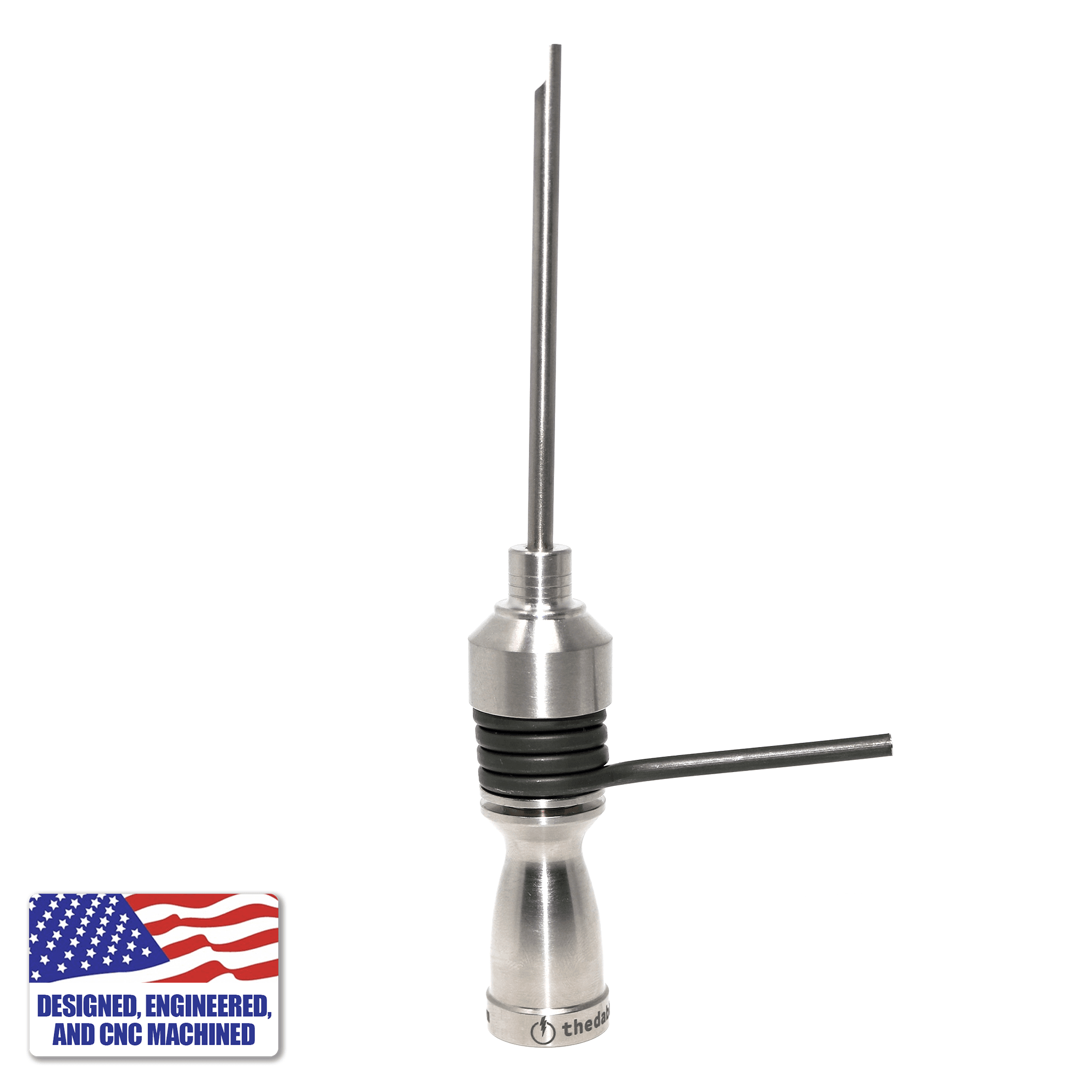Titanium Dab Kit | 16mm Coil | 18mm/14mm Female Adapter | Full Stack View | the dabbing specialists