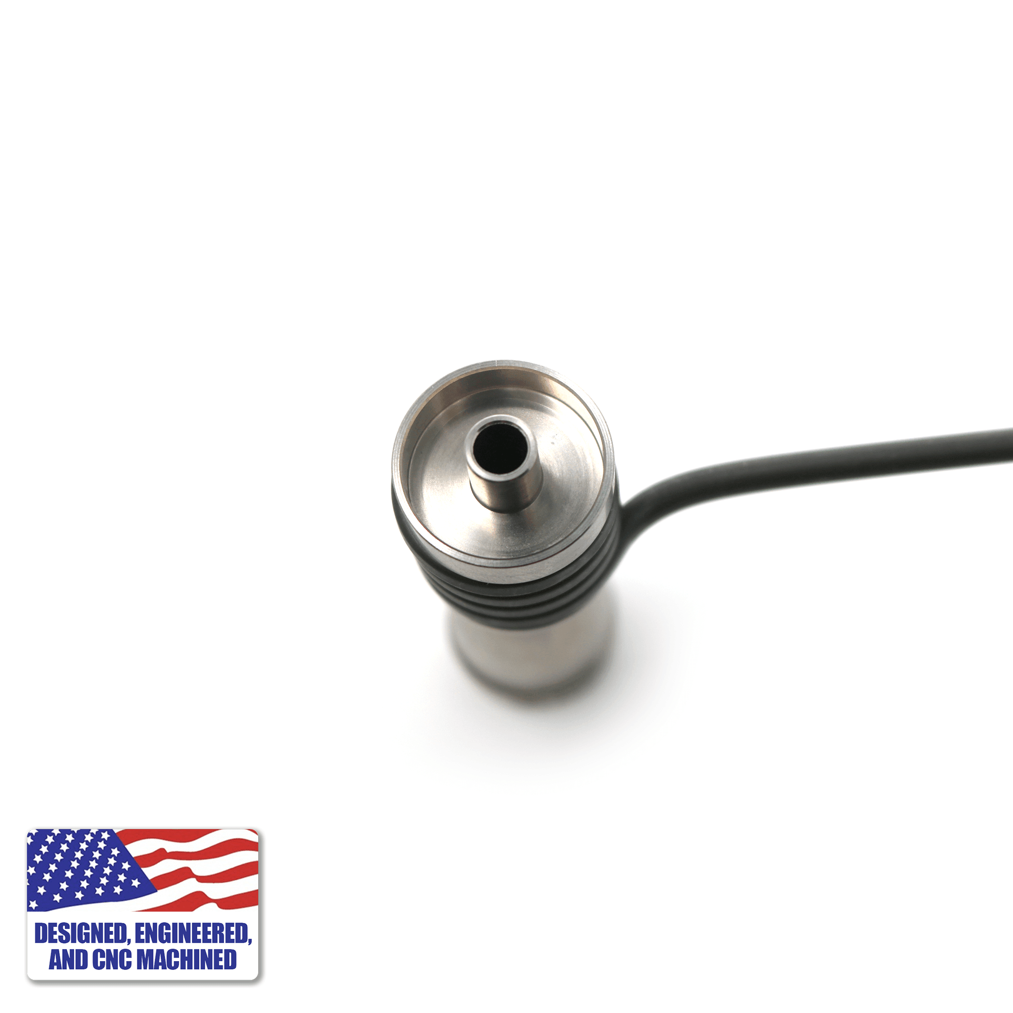 Titanium Dab Kit | 16mm Coil | 18mm/14mm Female Adapter | Top Down View | the dabbing specialists