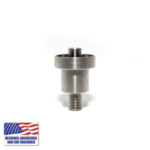 Titanium Dab Kit | 16mm Coil | 18mm/14mm Female Adapter | Side Nail View | the dabbing specialists