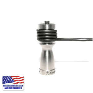 Titanium Dab Kit | 20mm Coil | 18mm/14mm Female Adapter | Coil View | the dabbing specialists
