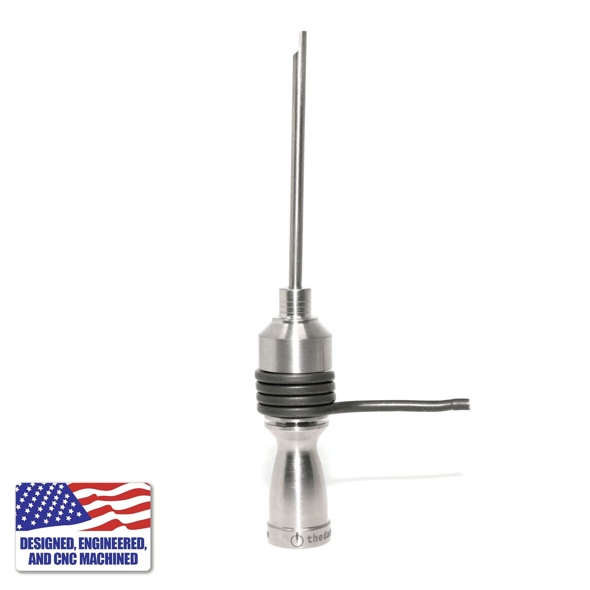 Titanium Dab Kit | 20mm Coil | 18mm/14mm Female Adapter | Full Stack View | the dabbing specialists