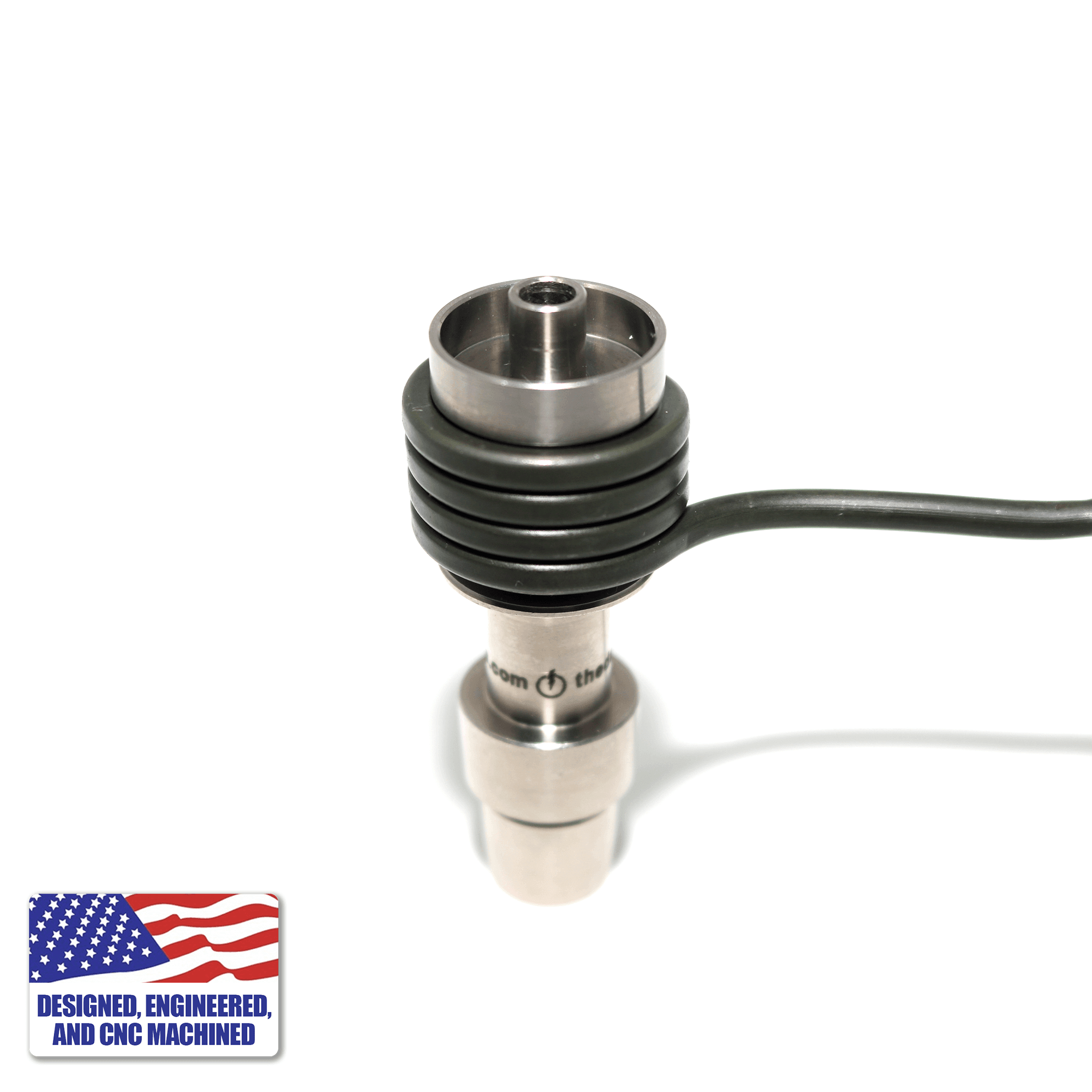 Titanium Dab Kit | 20mm Coil | 18mm/14mm Male Adapter | Coil View | the dabbing specialists