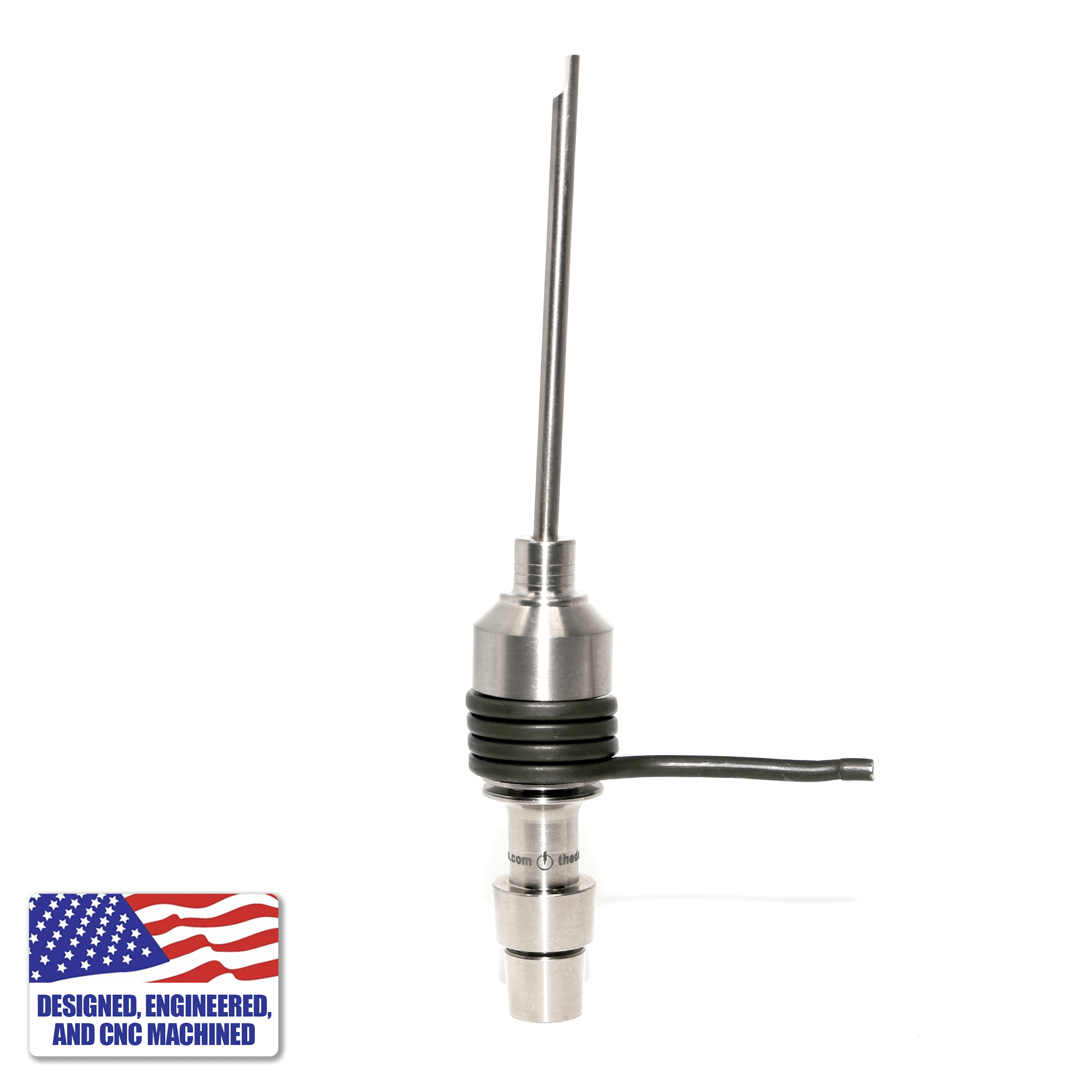 Titanium Dab Kit | 20mm Coil | 18mm/14mm Male Adapter | Capped Coil View | the dabbing specialists