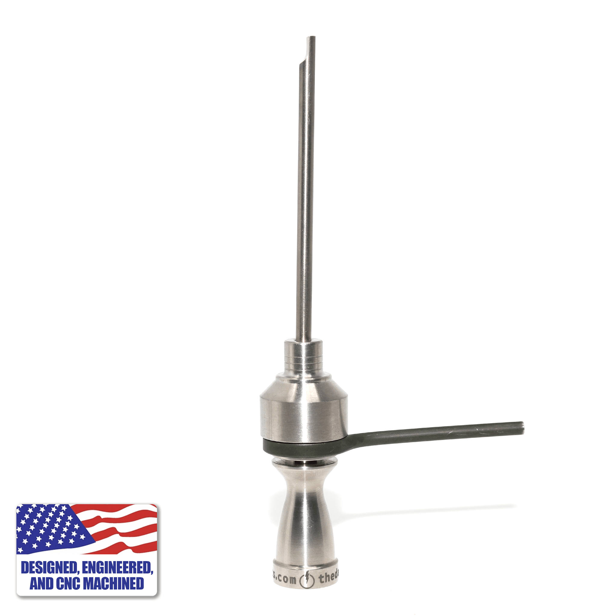 Titanium Dab Kit - Flat Coil - 14mm/10mm Female Adapter | Full Stack View | the dabbing specialists