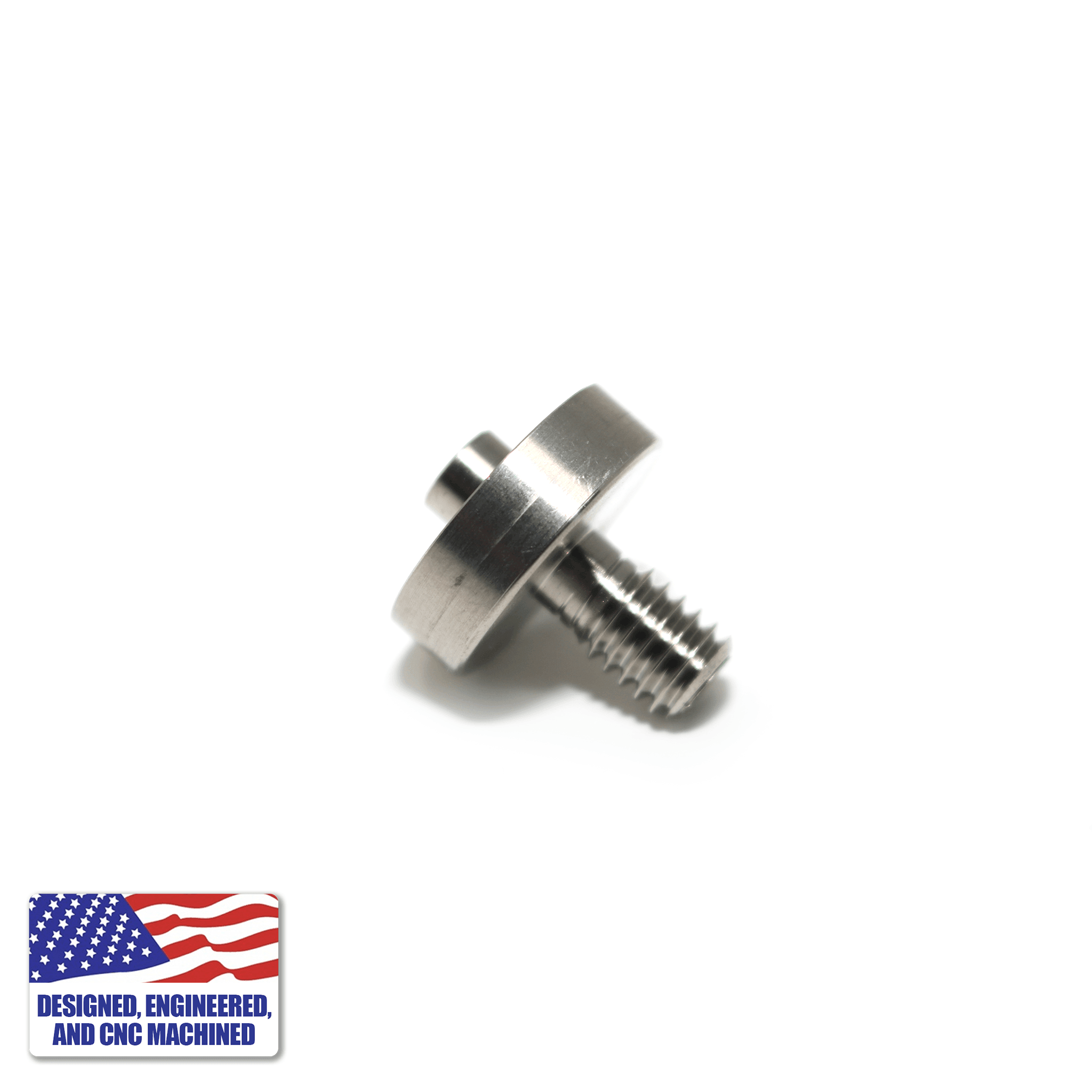 Titanium Dab Kit - Flat Coil | 18mm/14mm Male Adapter | Titanium Angled View | TDS