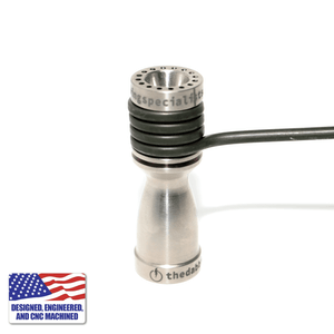 Titanium Dab Kit with 16-Hole Nail | 16mm Coil | 18mm/14mm Female | the dabbing specialists