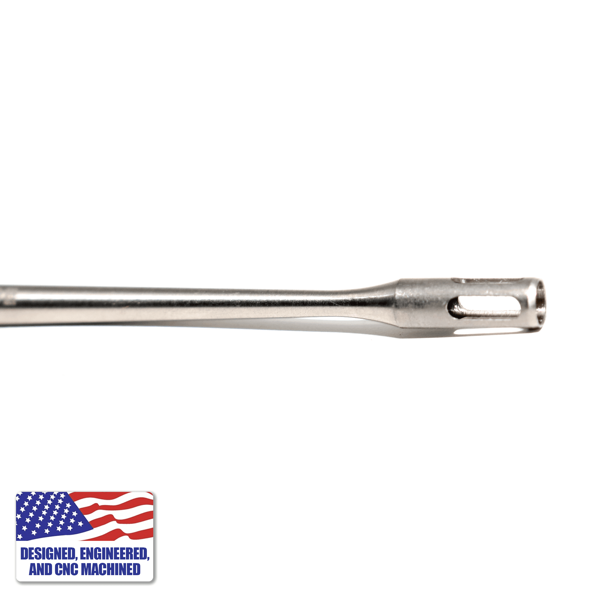 Titanium Dab Stick - Claw Shovel | Horizontal Close Up View | the dabbing specialists