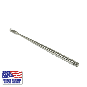 Titanium Dab Stick Set - Claw Shovel & Scoop Ball | Claw Shovel Angled Alternate View | TDS
