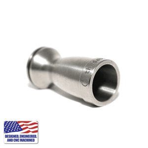 Titanium Female Nail Body 18mm, 14mm | Prone View | the dabbing specialists