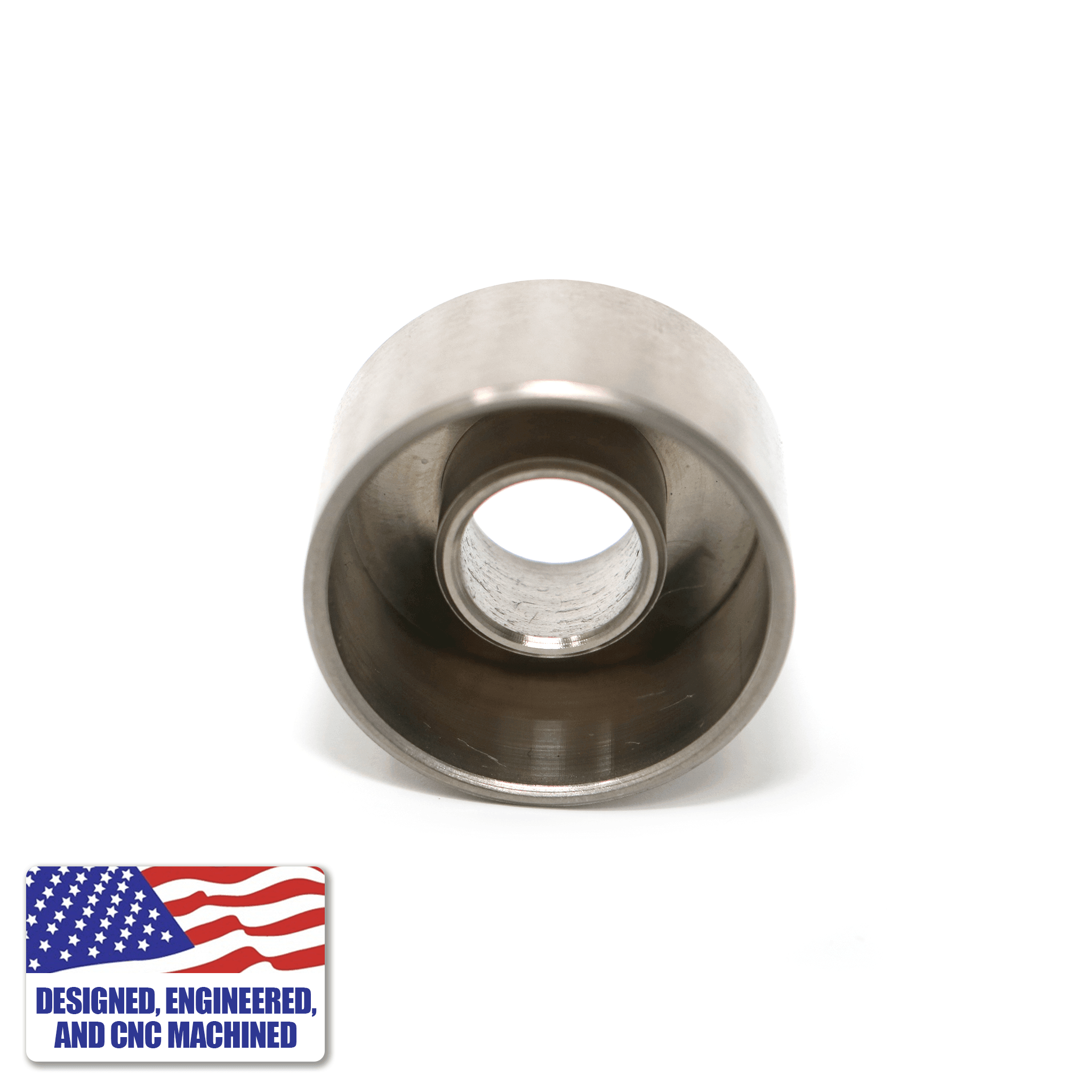 Titanium Nail Dish | Into Dish View | the dabbing specialists