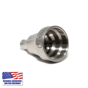 Titanium Carb Cap | Universal 2-Hole | High Velocity | Prone Inner View Image | TDS