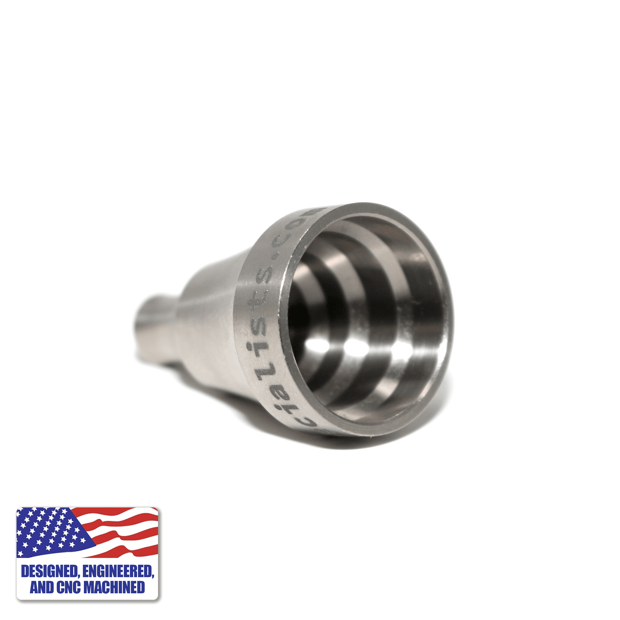 Titanium Universal Carb Cap 1-Hole Medium Velocity | Lower View | the dabbing specialists