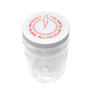 Utensil Cleaning Jar for Titanium Hardware | Top Down View | the dabbing specialists