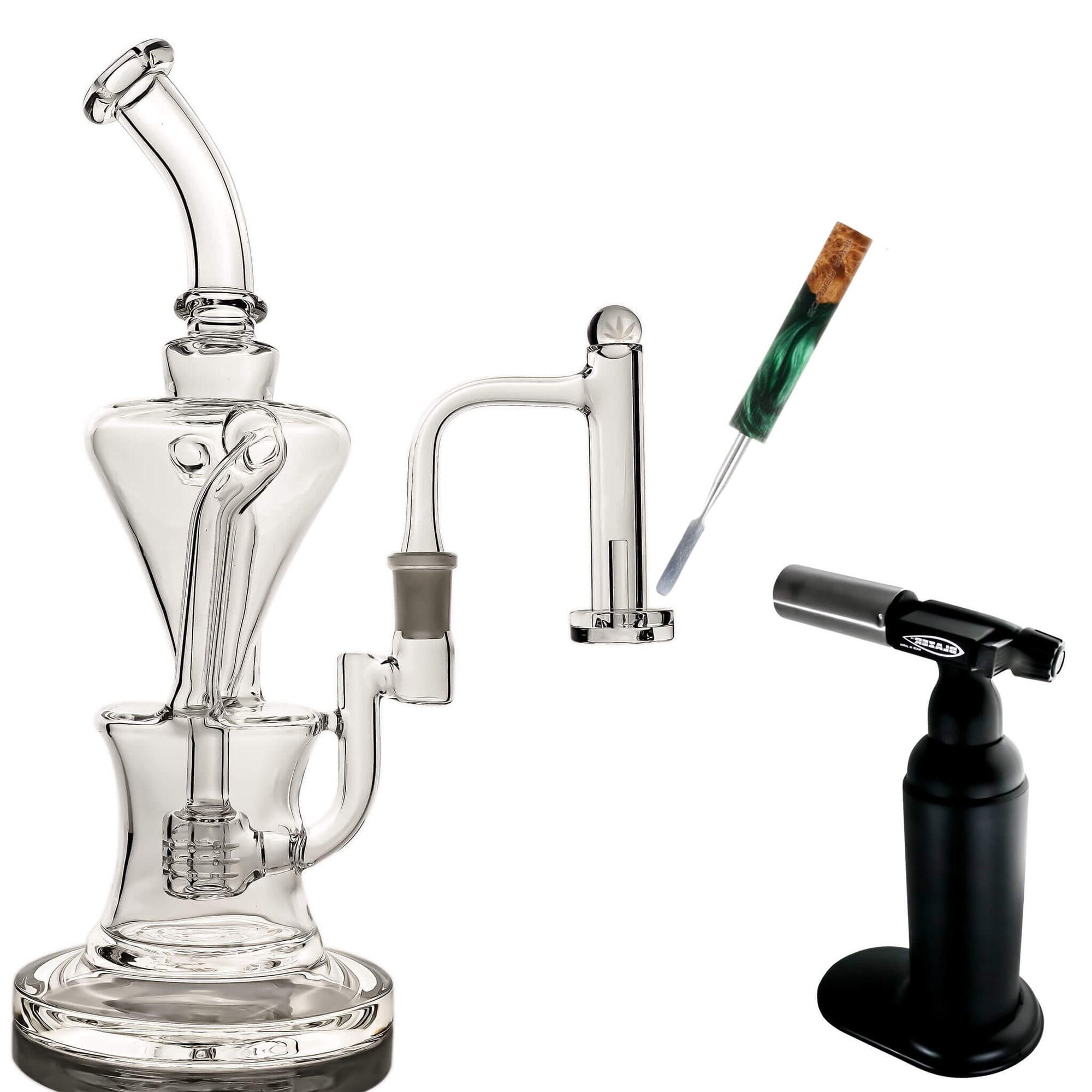 Complete Torch Dabbing Kit View-The Five Necessary Tools To Take A Proper Dab!