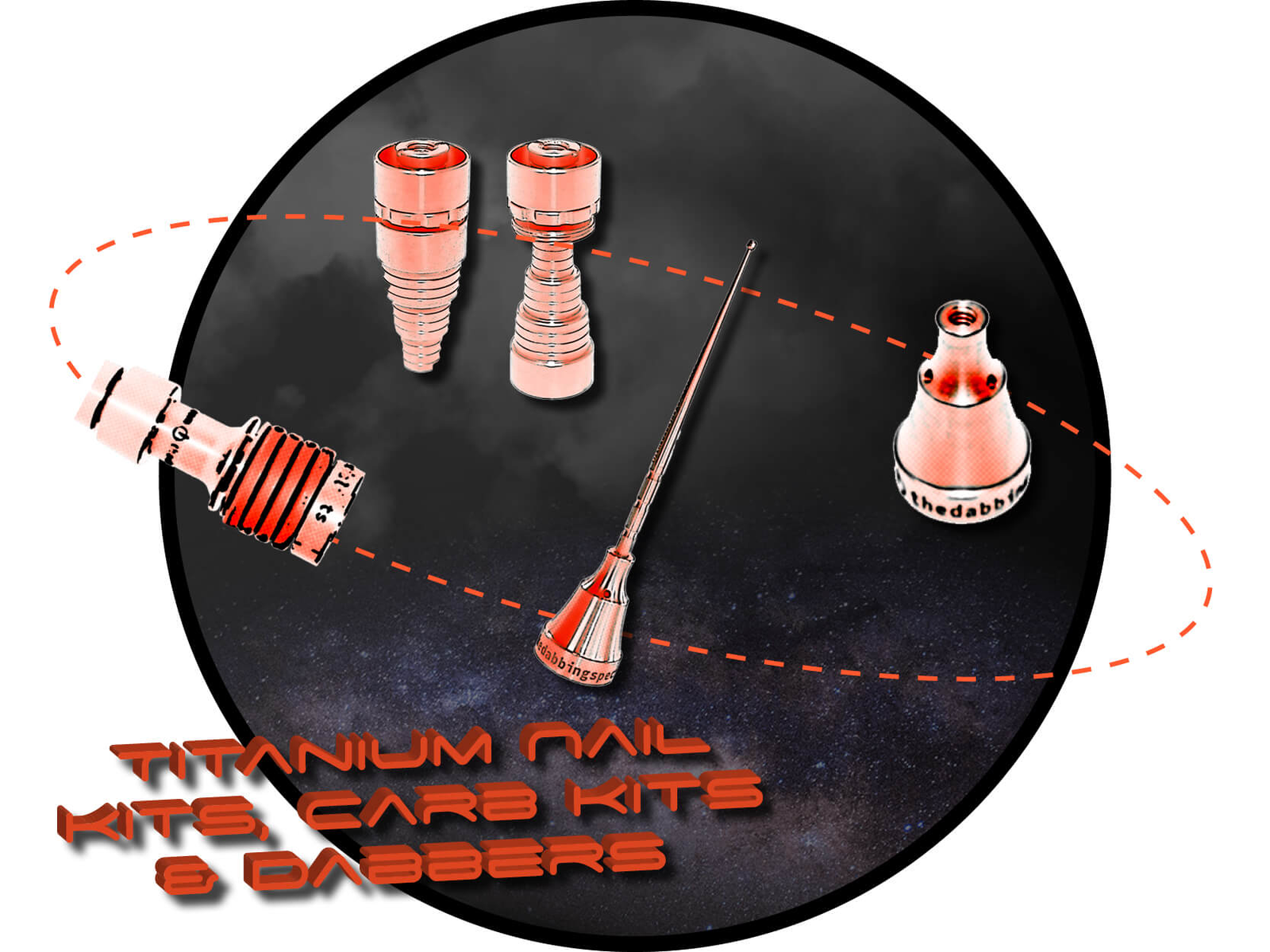 Titanium Nail Kits, Carb Caps & Dabbers