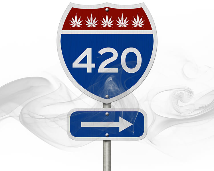 420 Road Sign Celebration Graphic!