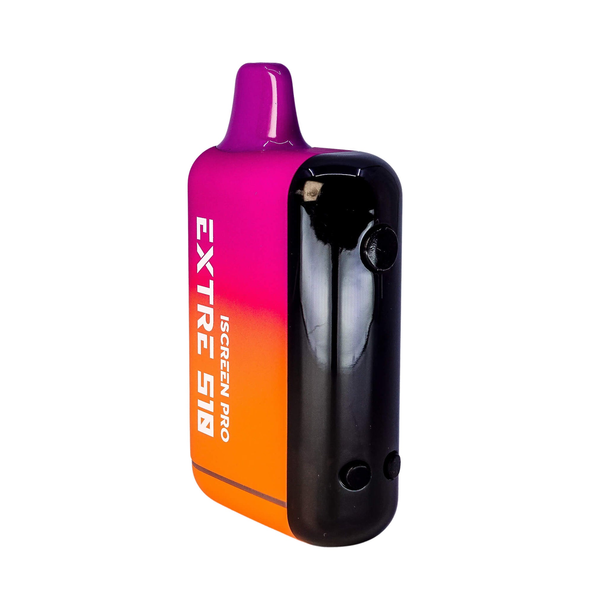 Extre 510 Vape Cartridge Battery | Purple-Orange Color Profile View | TDS