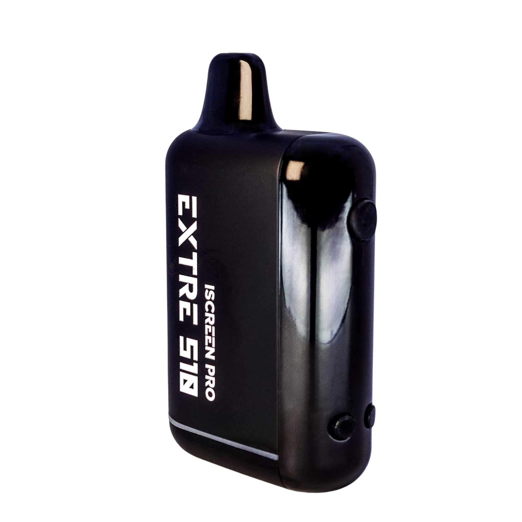 Extre 510 Vape Cartridge Battery | Black Color Angled View | TDS