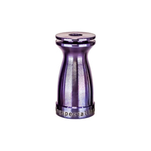 Titanium Female Nail Body 18mm, 14mm | Anodized Purple-Blue Color Profile View | TDS