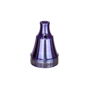 Titanium Universal 3-Hole Carb Cap | Highest Velocity | Anodized Purple-Blue View | TDS