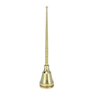 Titanium Kit - Scoop Ball Dab Stick and 3-Hole Carb Cap | Gold Color | the dabbing specialists