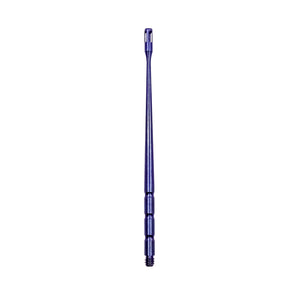 Titanium Dab Stick - Claw Shovel | Anodized Purple-Blue Profile View | the dabbing specialists