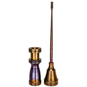 Complete Titanium Dabbing Hardware Dab Kit - Female, 18/14mm, Claw Shovel | Rosewood View | TDS