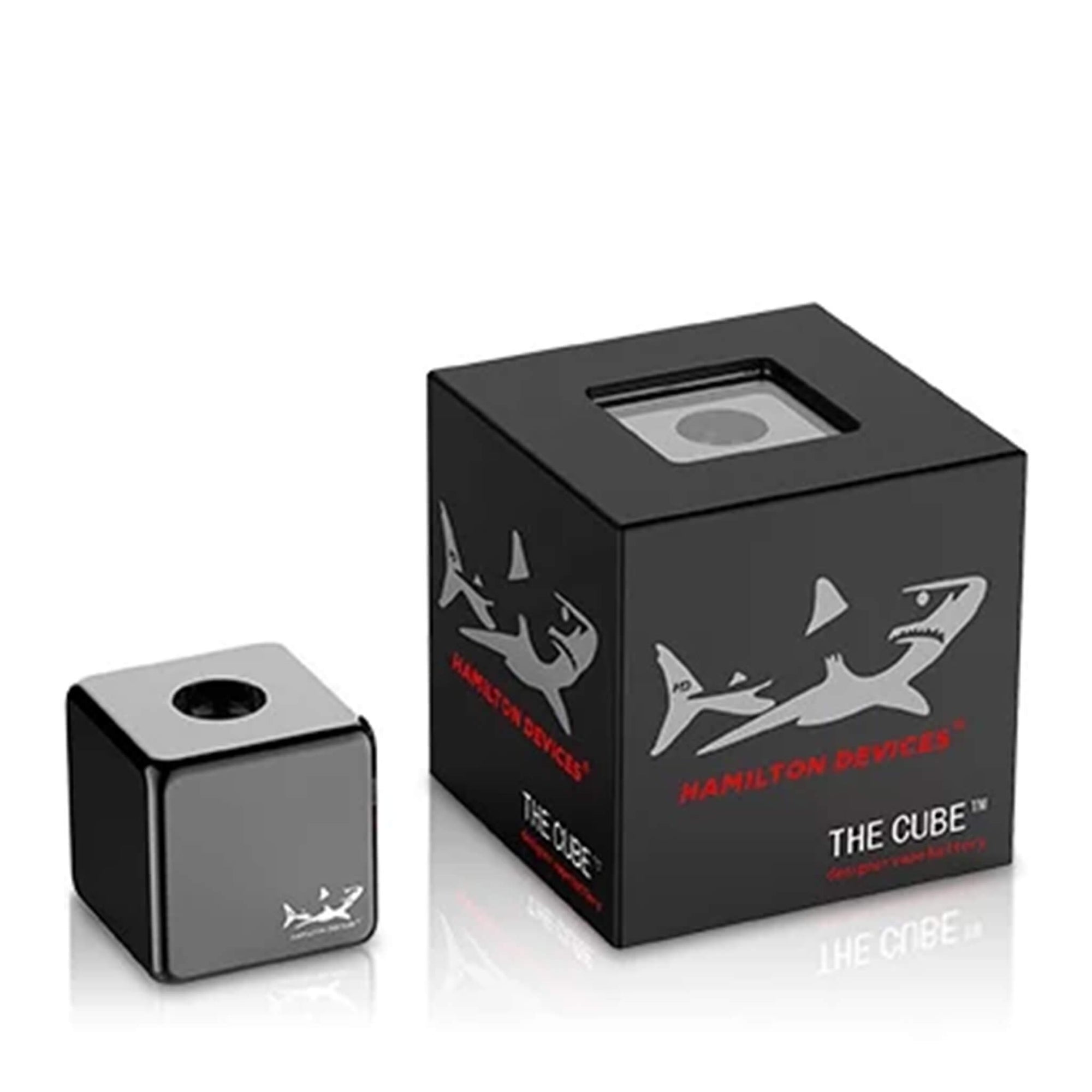 Cube™ 510 Battery | Gunmetal With Box Image | the dabbing specialists