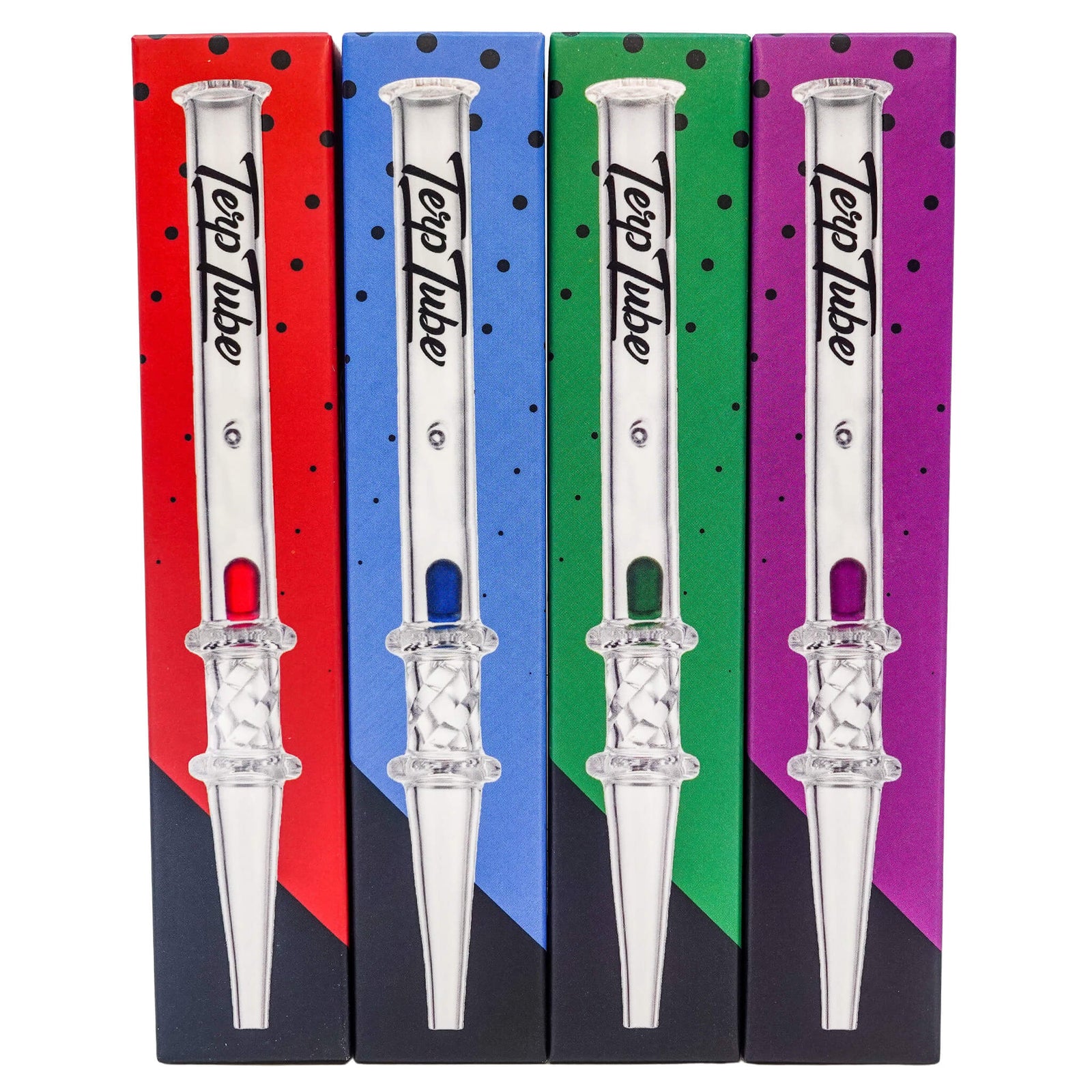 Dab Straw Terp Tube | All Four Color Options In Box | the dabbing specialists