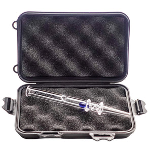 Dab Straw Terp Tube | Blue Color In Hard Shell Case | the dabbing specialists