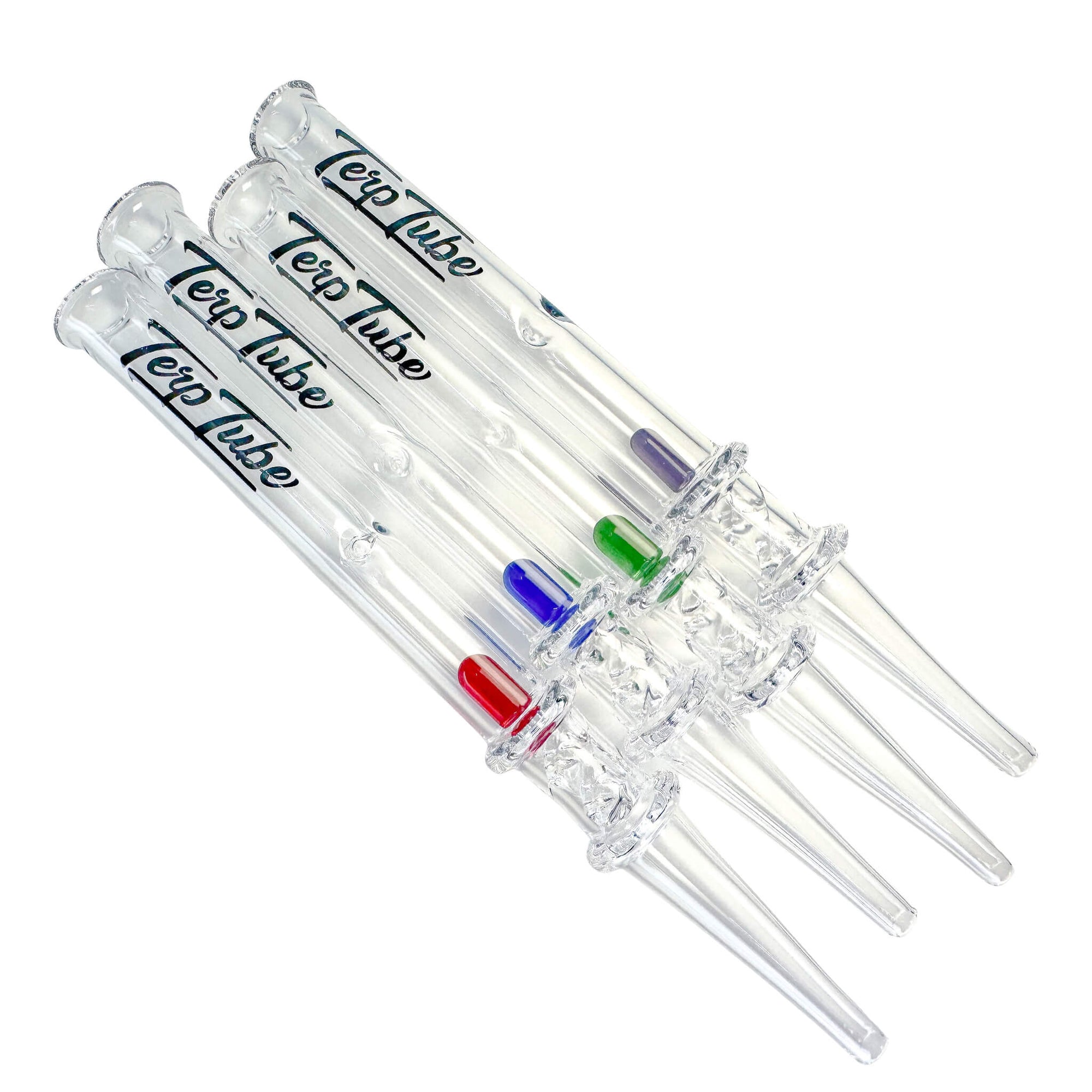 Dab Straw Terp Tube | All Four Color Options Angled Orientation | TDS