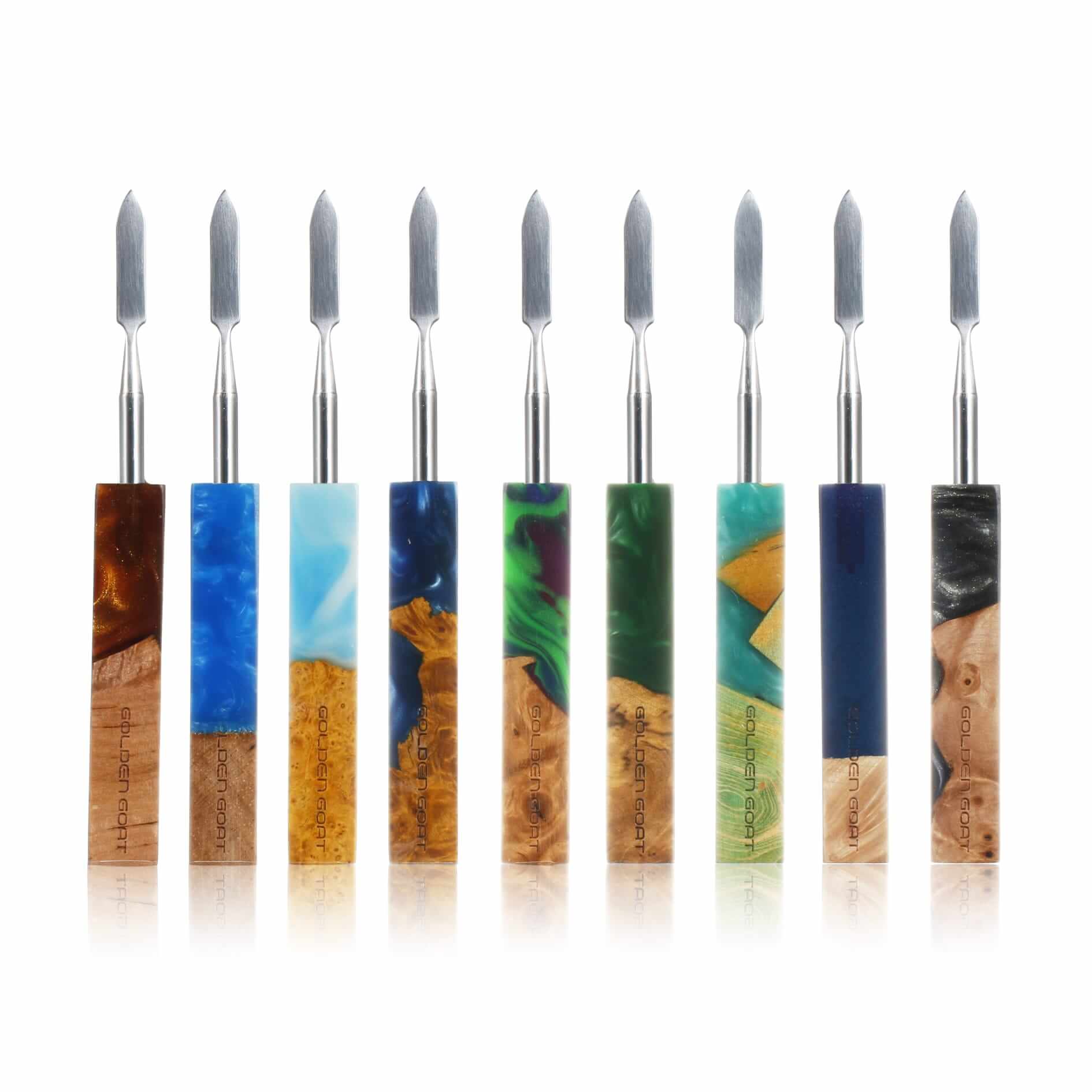 Pointed Blade Titanium Dabber Tool | Whole Selection View | the dabbing specialists