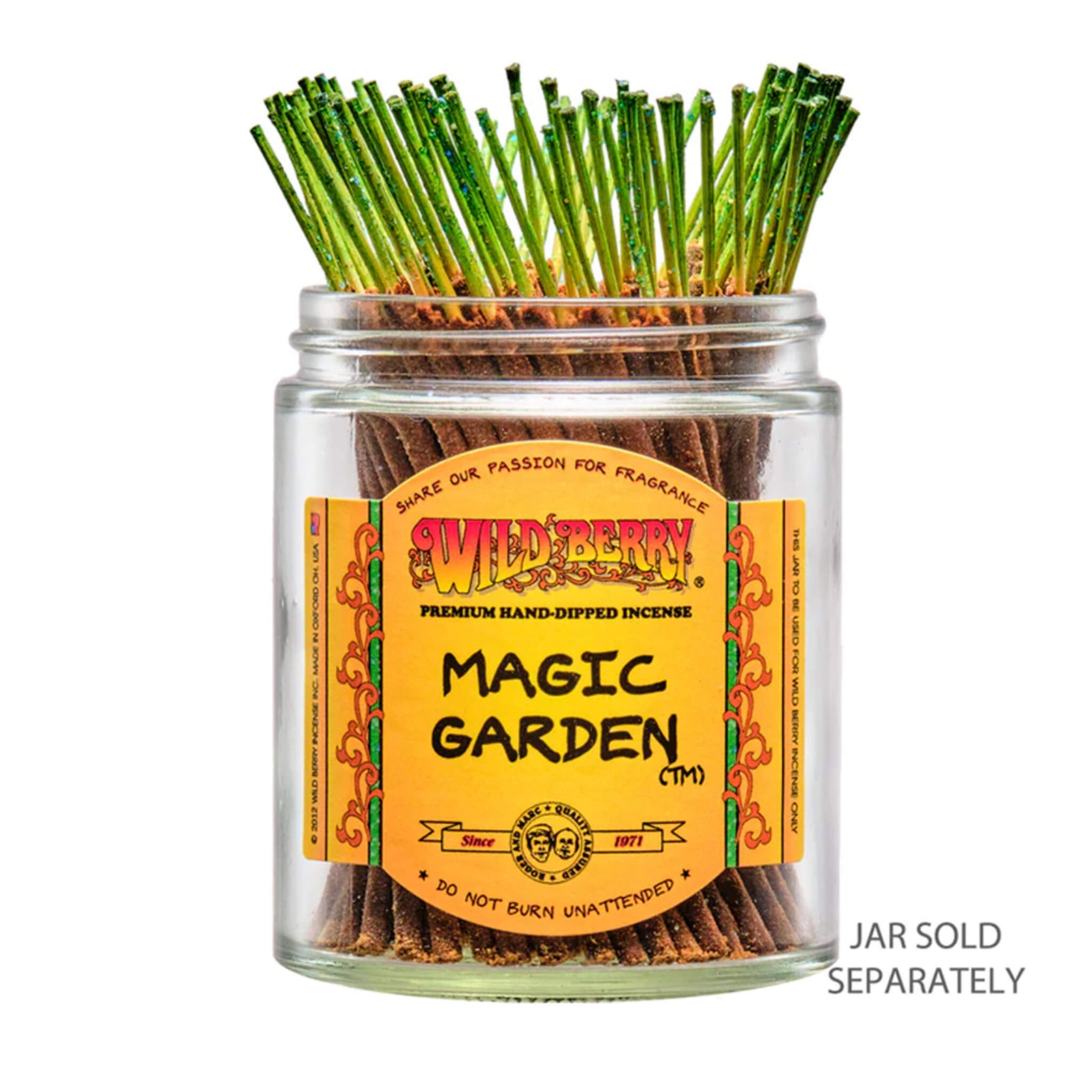 Magic Garden™ Shorties Incense | In Jar View | the dabbing specialists