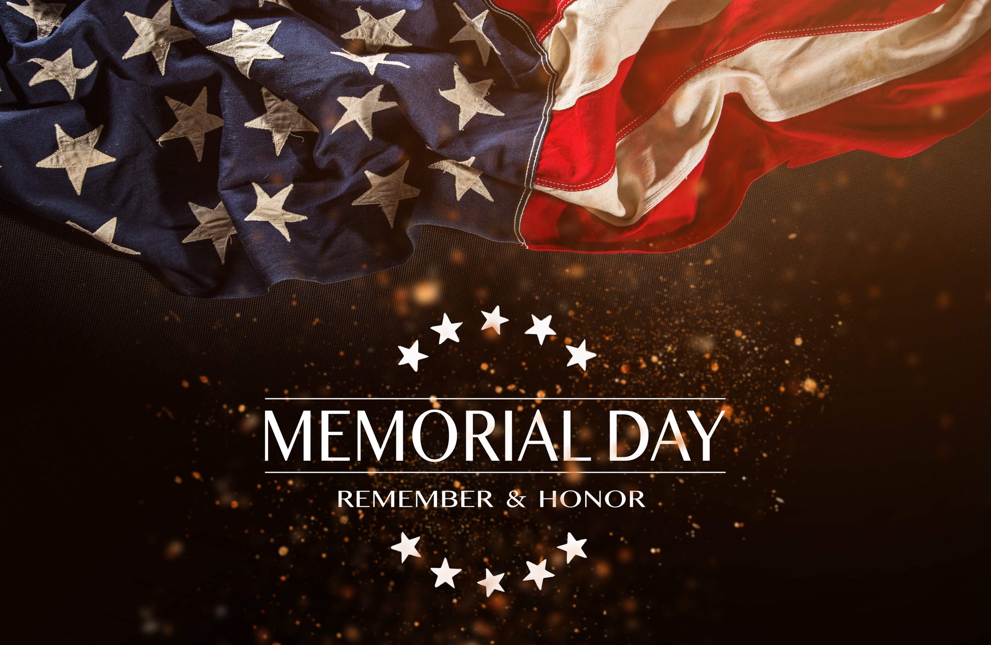 Memorial Day 2024 Graphic - Remember & Honor