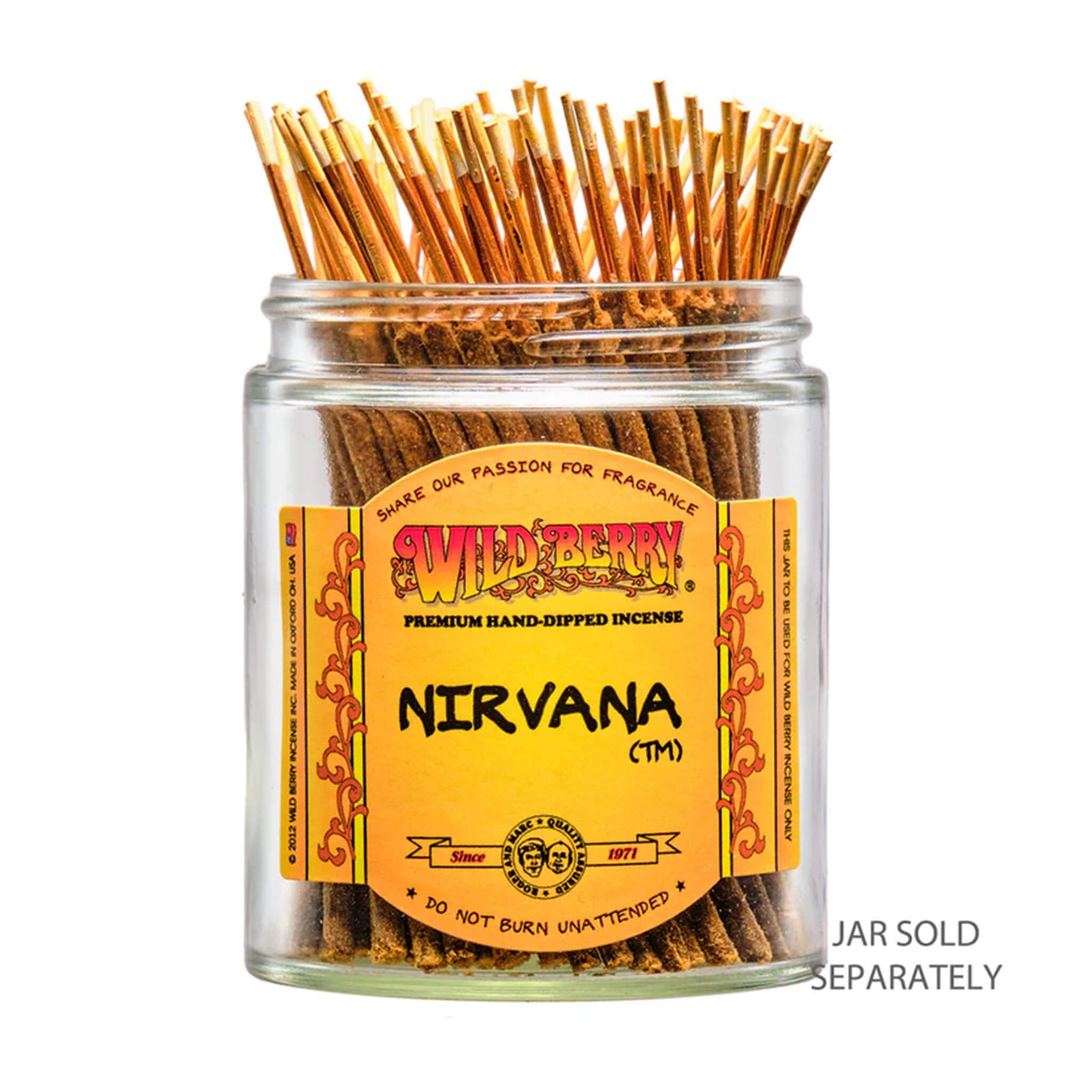 Nirvana™ Shorties Incense | In Jar View | the dabbing specialists