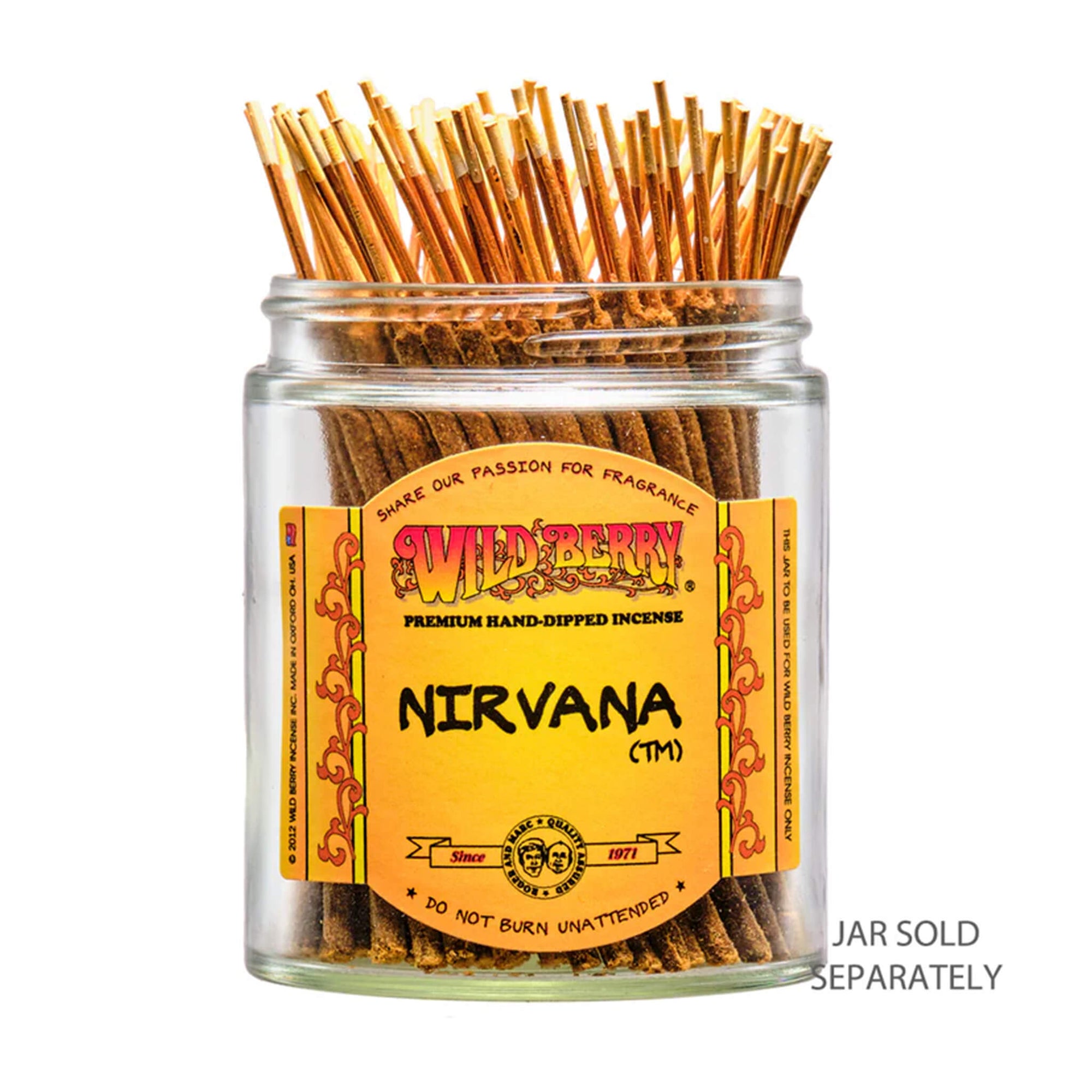 Nirvana™ Shorties Incense | In Jar View | the dabbing specialists