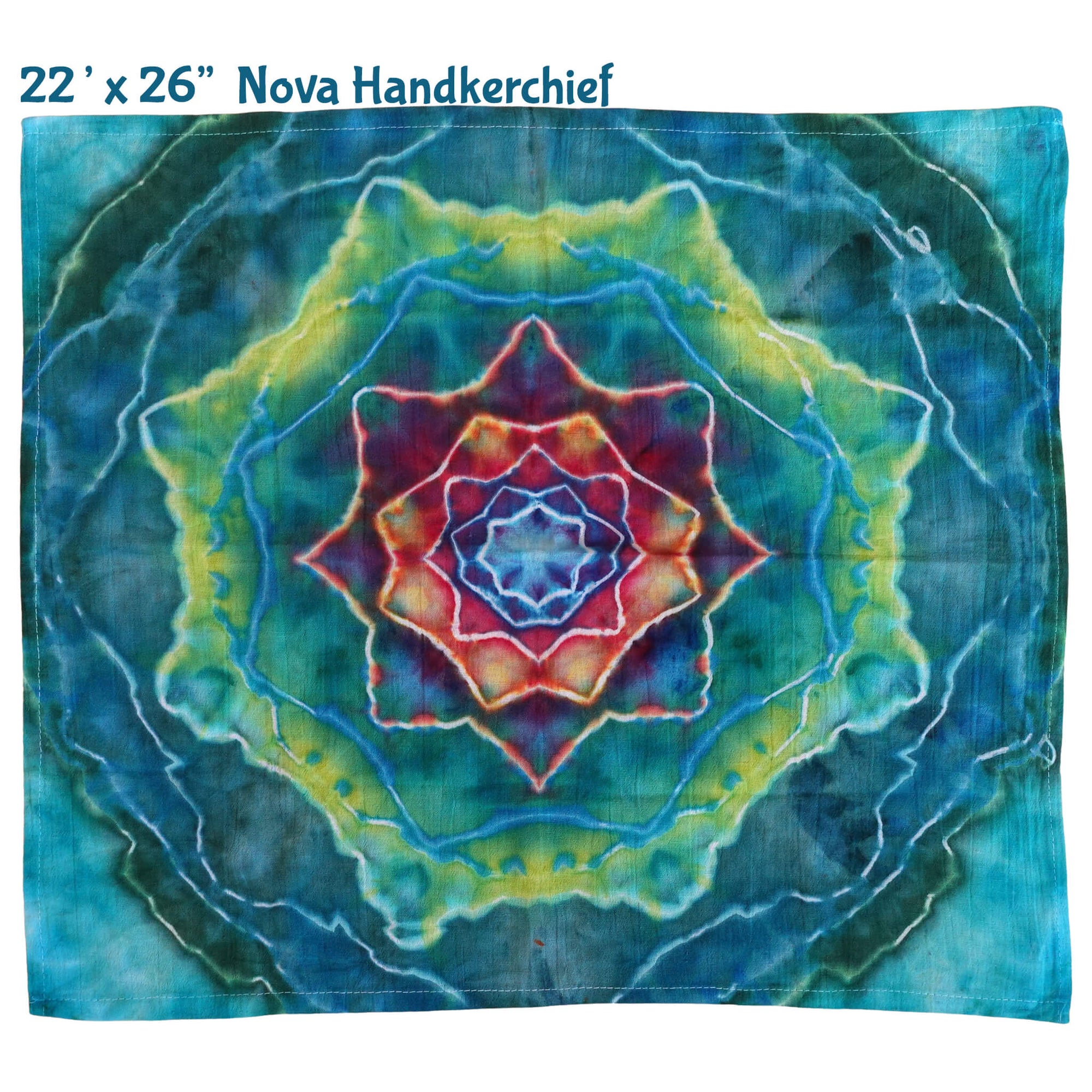 Tie-Dye Tapestry | Rainbow Mushroom Pattern | the dabbing specialists