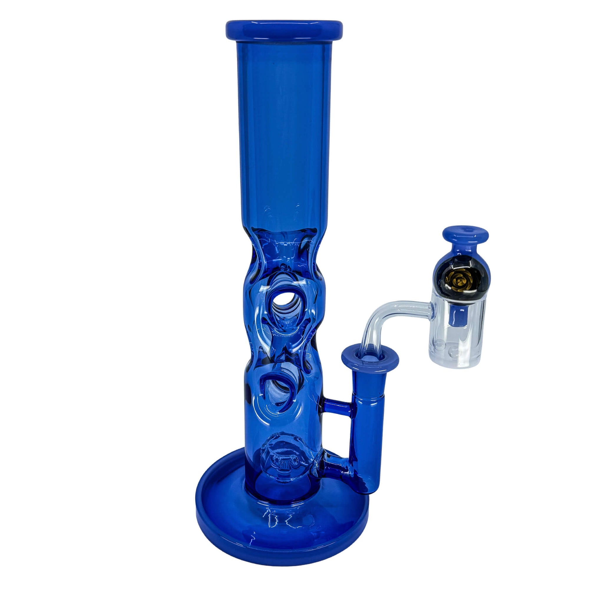 Double Threat Water Pipe Kit | Blue Complete Dabs & Flower Kit | TDS