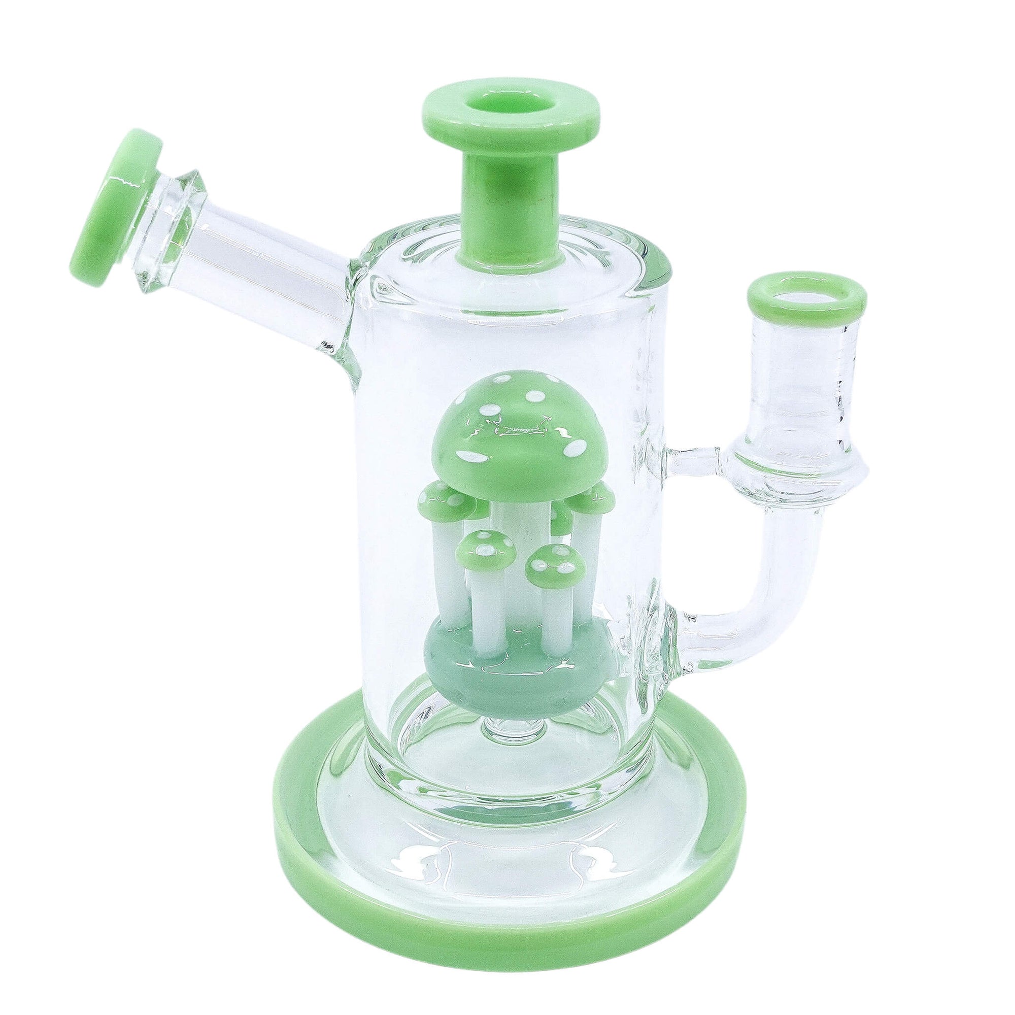 Mushroom Can Dab Rig | Green Profile View | the dabbing specialists