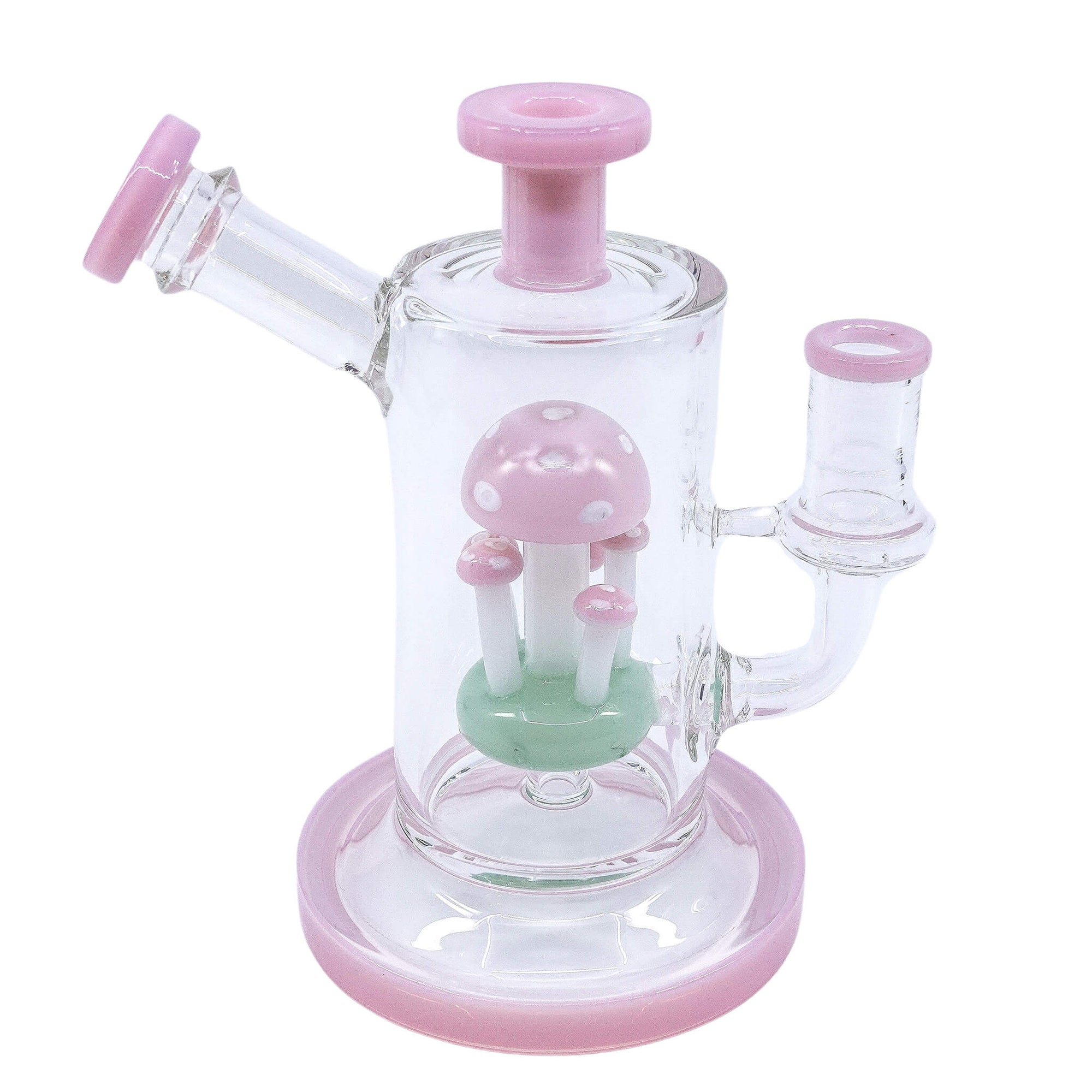 Mushroom Can Dab Rig | Pink Profile View | the dabbing specialists