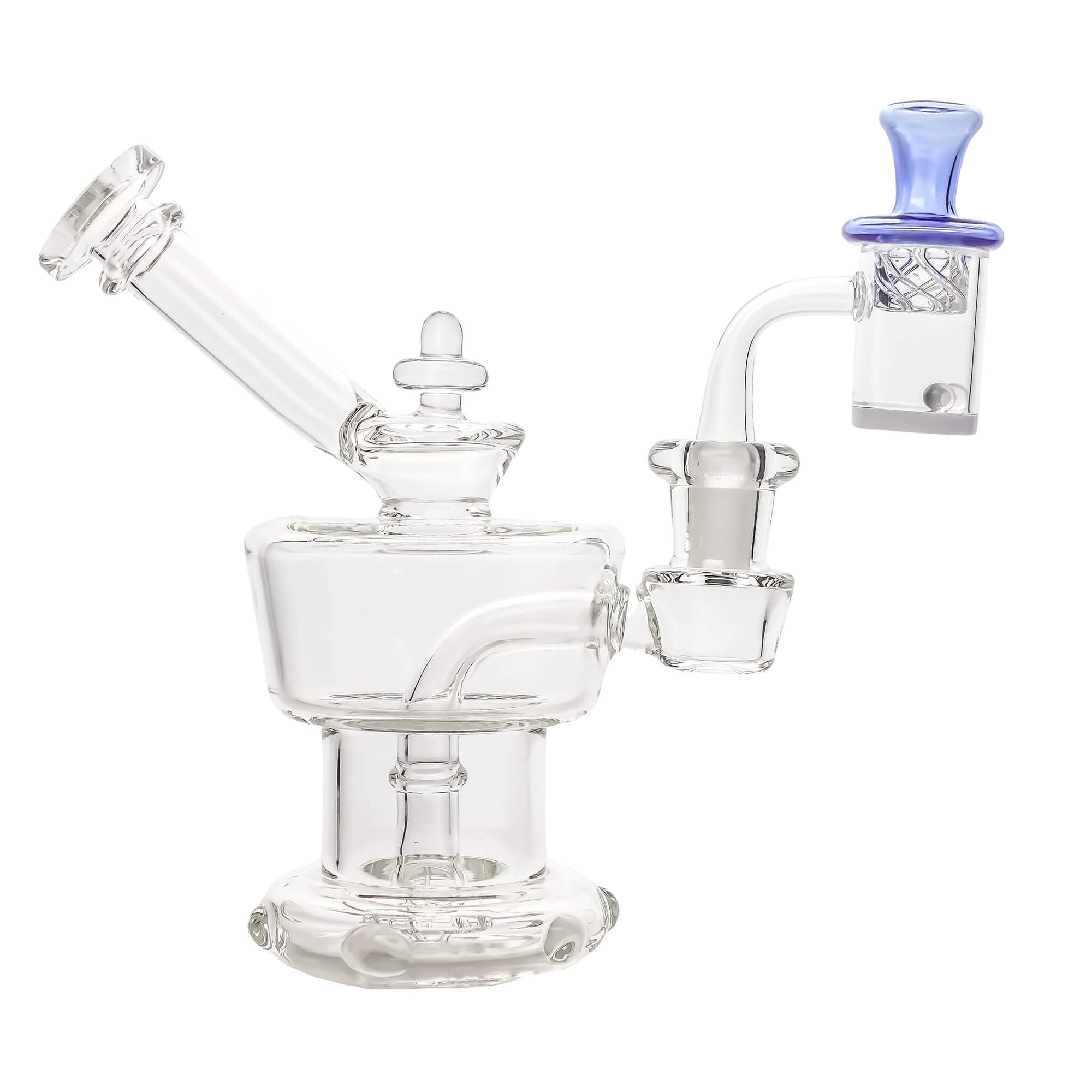 Water Tank 25mm Banger Spinner Dab Kit | Regal & Blue Vortex Cap | TDS