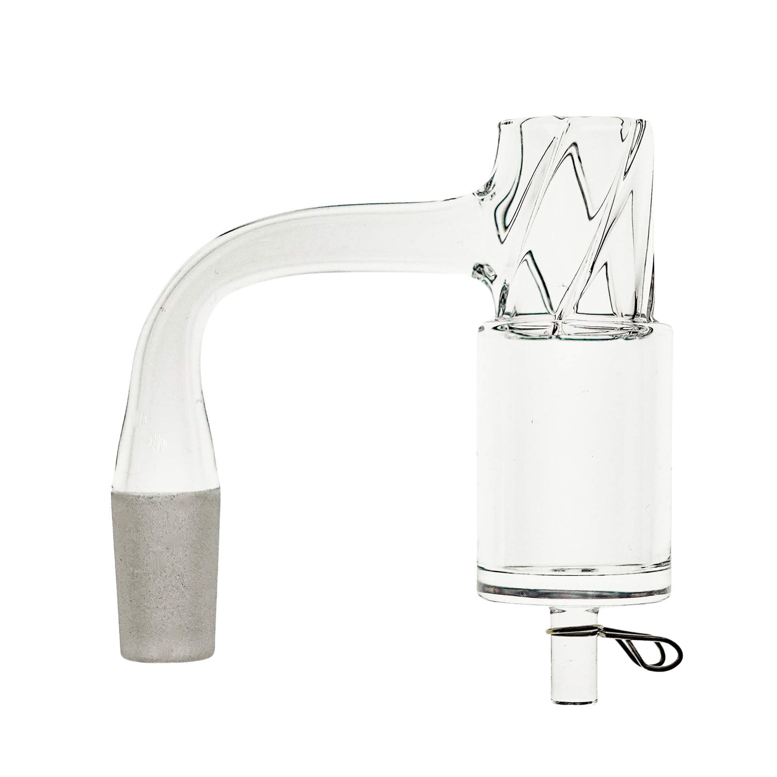 Full Weld 25mm Cyclone E-Banger | Profile View | the dabbing specialists